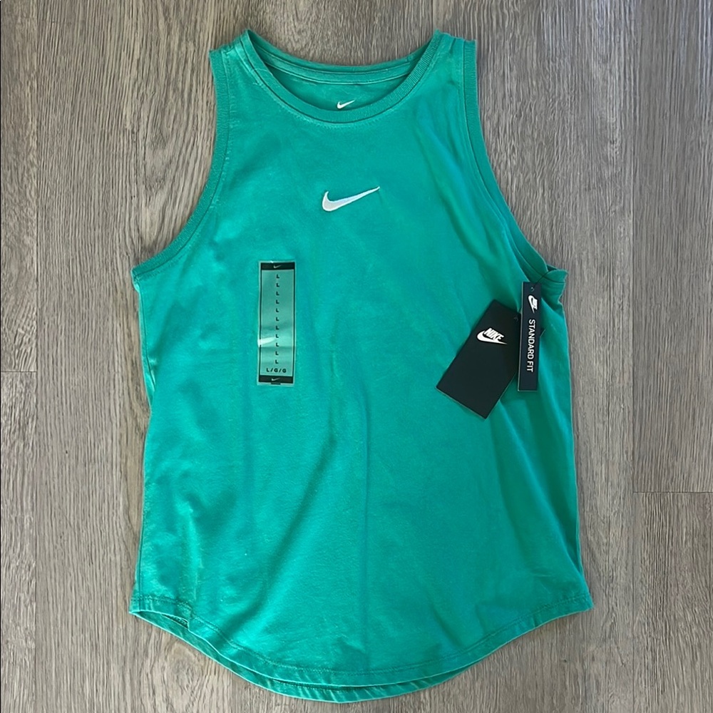 NWT Nike Kids Girls Aqua Sleeveless Top